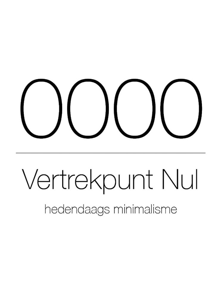 affiche van kunstenaarscollectief "0000 Vertrekpunt nul"